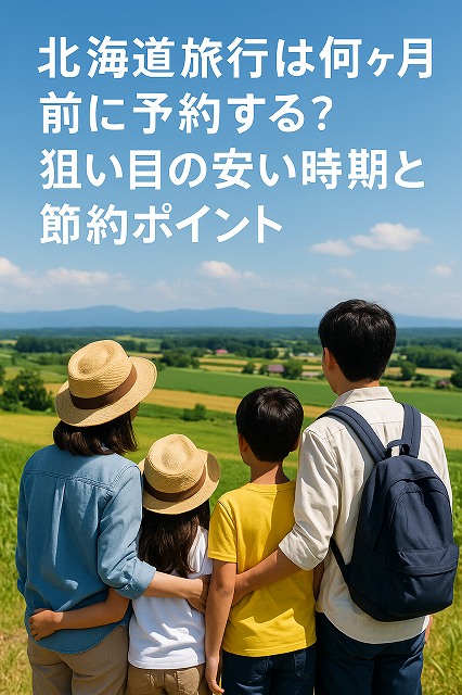 北海道旅行は何ヶ月前に予約する？狙い目の安い時期と節約ポイント