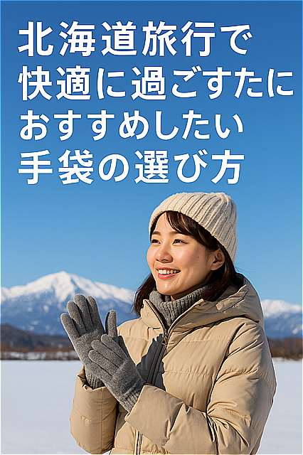北海道旅行で快適に過ごすためにおすすめしたい手袋の選び方