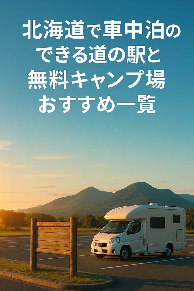 北海道内で車中泊のできる道の駅と無料キャンプ場おすすめ一覧