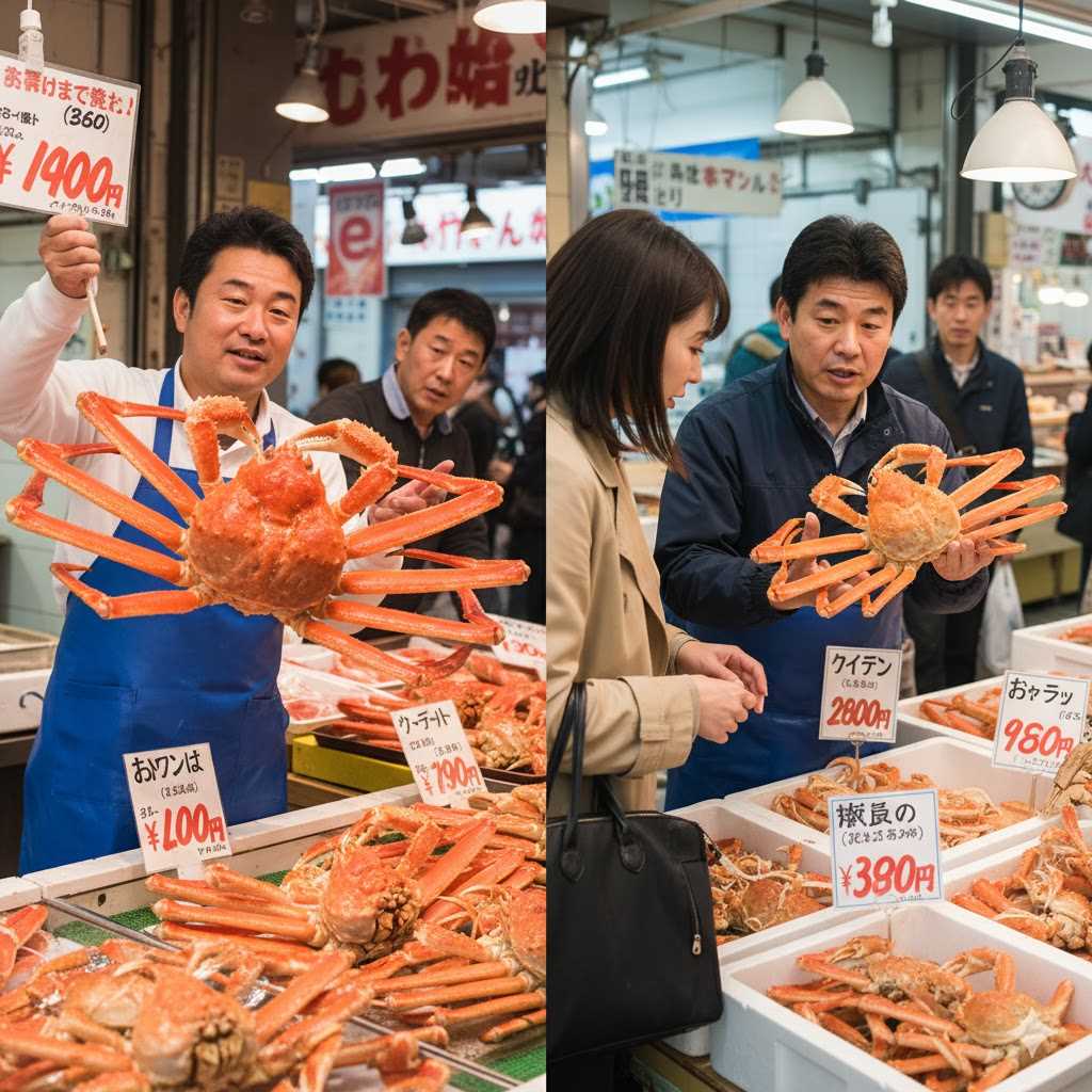 札幌場外市場 二条市場 どっちが安い