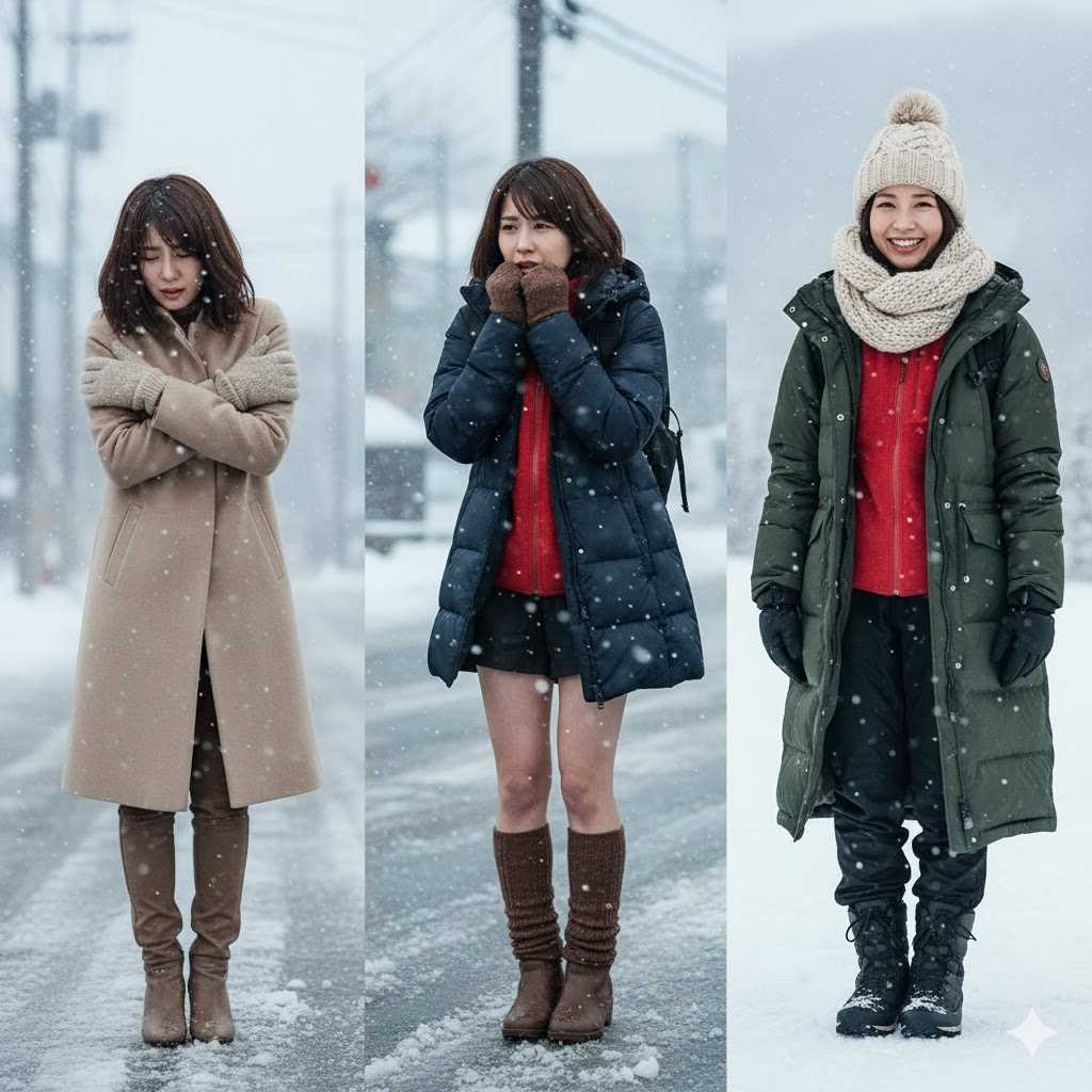 極寒の北海道の冬を快適に過ごす！女性のための防寒服装ガイド決定版